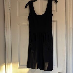 DVF Navy Sleeveless Dress